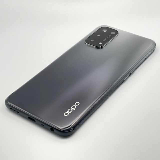 中古品 OPPO A54 5G OPG02 シルバーブラック au SIMロックなし(Android