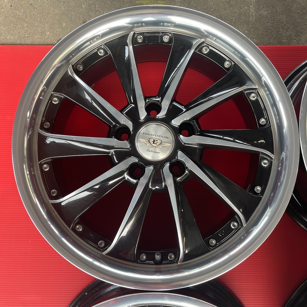 17インチ ○プラチナム スタイリング 7.5J +45 PCD エレガント by 
