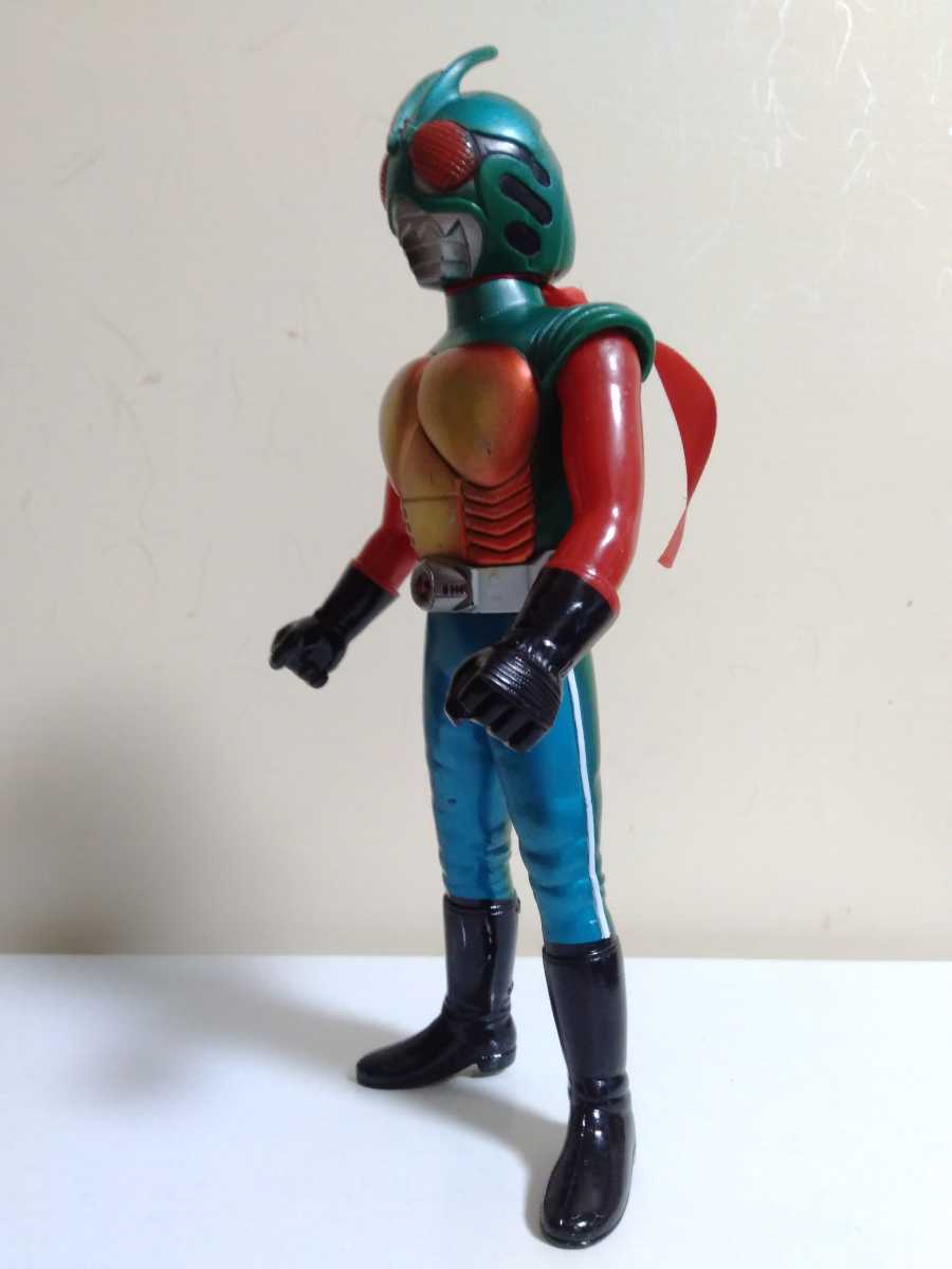 スカイライダー ソフビ ポピー 仮面ライダー 面取れ フィギュア 当時物