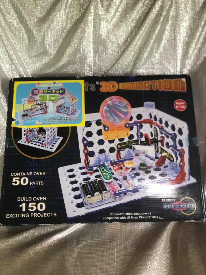 電脳サーキット 3D(日本語実験ガイド付き) 知育玩具 SnapCircuits