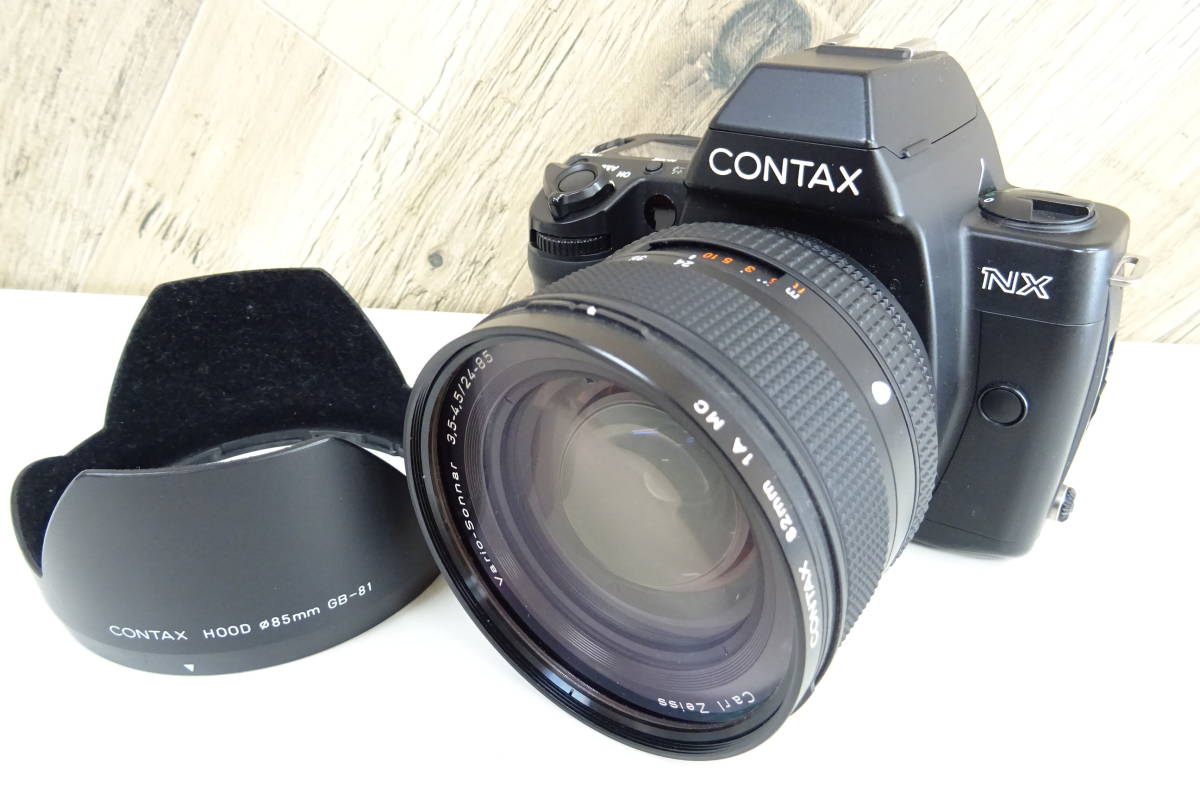 千葉09026AK] CONTAX NX 一眼レフ ☆ Carl Zeiss Vario-Sonnar 3.5-4.5