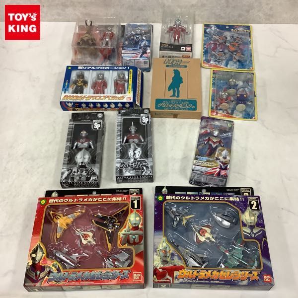 1円~ 訳あり バンダイ ウルトラマン フィギュア ウルトラマントリガー マルチタイプ ウルトラマンA クリアレッドラメVer. 他