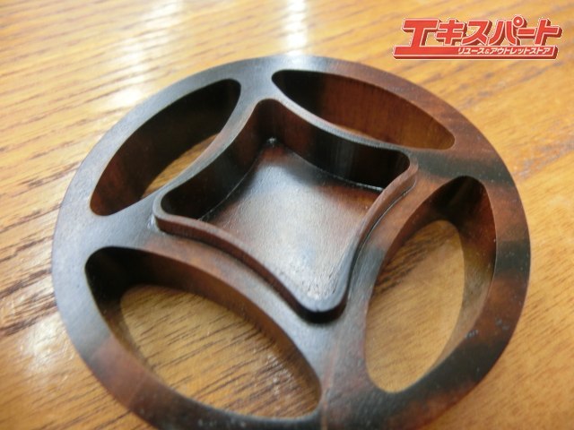 黒柿 七宝香合 蒔絵師 岡本康伸 作 香合 茶道具 懐石道具 共箱 栞
