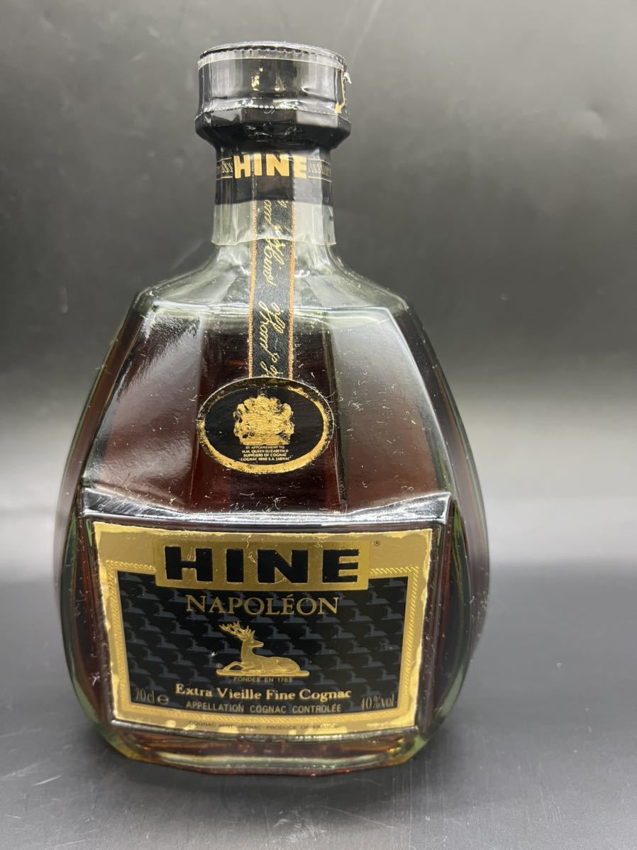 美品】HINE ナポレオン コニャック 凱旋門ボトル古酒 箱付き 未開栓