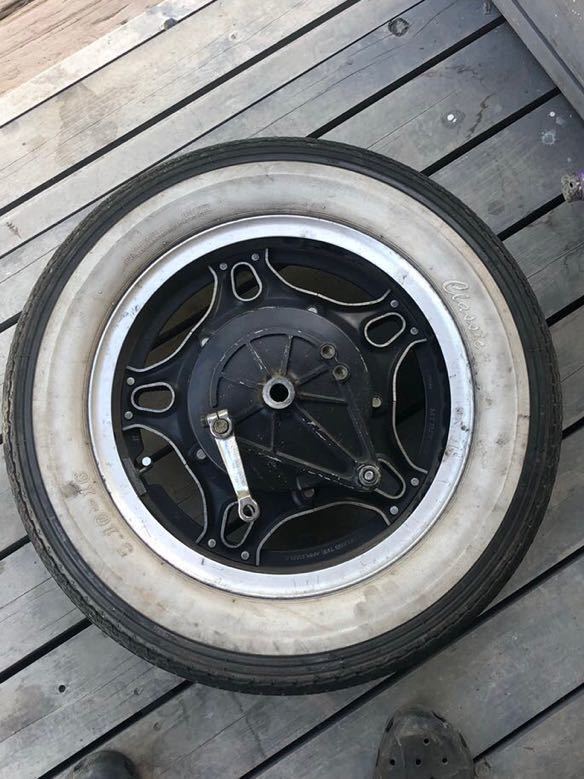 【限定SALE，本物保証】 CB650カスタム リアホイール ホワイトリボン 裏コムスター チョッパー(リア)｜売買されたオークション情報、yahooの商品情報をアーカイブ公開 - オークファン ホンダ用