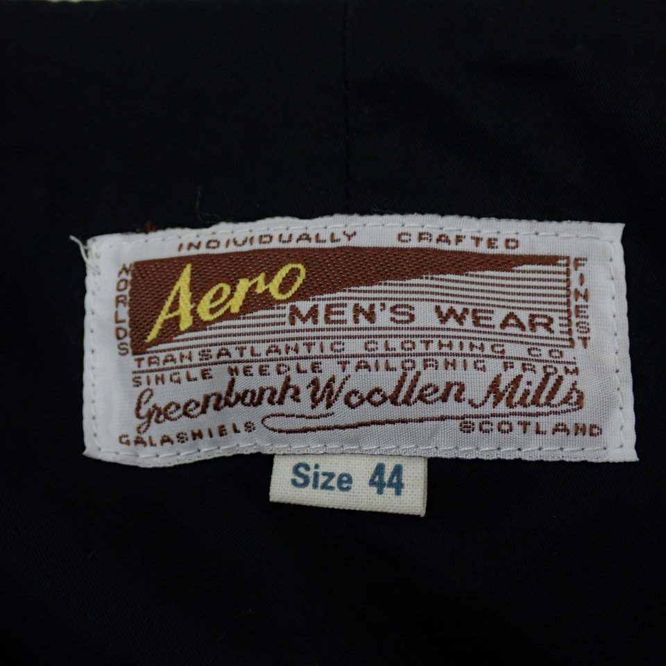 AERO LEATHER/エアロレザー シャクルトン ベスト 44/メンズLL相当 