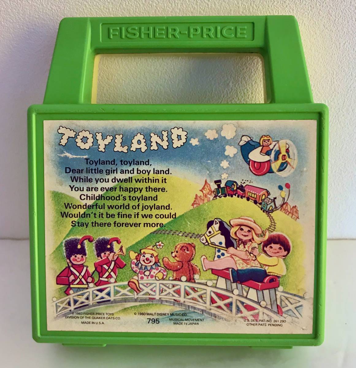 Music Box Fisher - Player フィッシャープライス Record PRICE