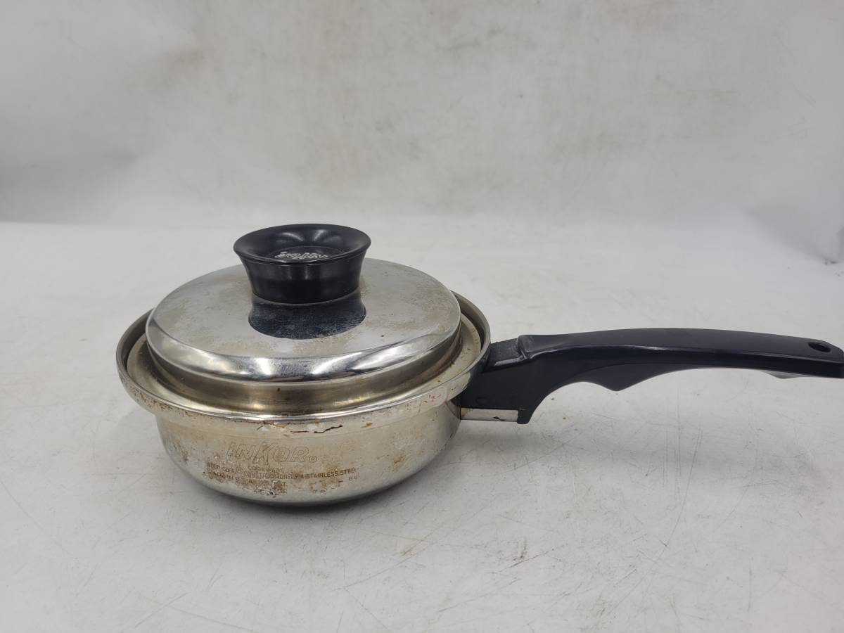 INKOR/インコア 片手鍋 約18㎝ STAINLESS STEEL ステンレス COOKWARE