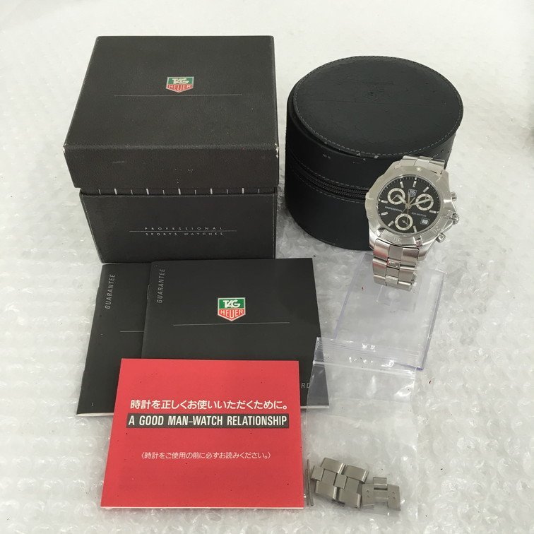 TAG HEUER 571.513 クロノグラフ 腕時計 箱付き ウオッチナビ編集部が 