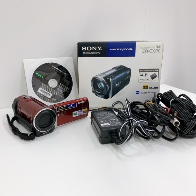 HDR-CX170 Handycam ソニー ハンディカム デジタルビデオカメラ レッド