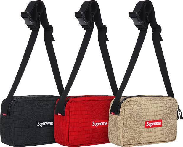 SUPREME Croc Shoulder Bag 美品 即完 シュプリームショルダーバッグ 