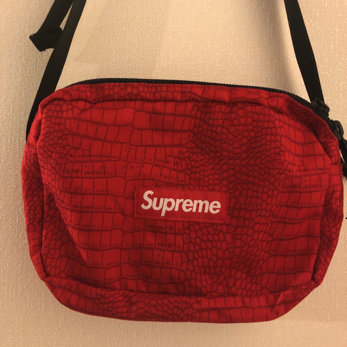 SUPREME Croc Shoulder Bag 美品 即完 シュプリームショルダーバッグ 