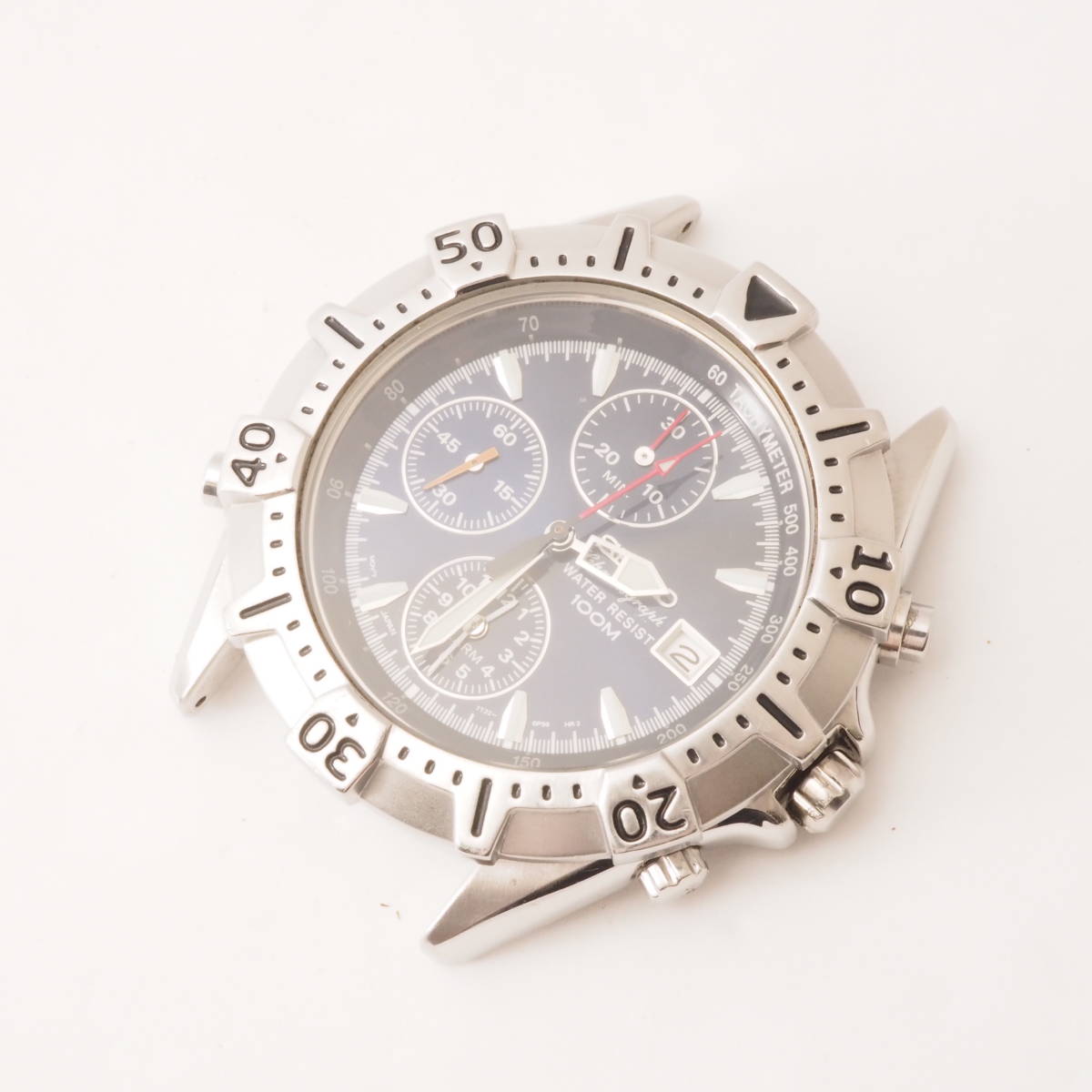 SEIKO セイコー クロノグラフ 100m 7T32-6M20 クォーツ腕時計