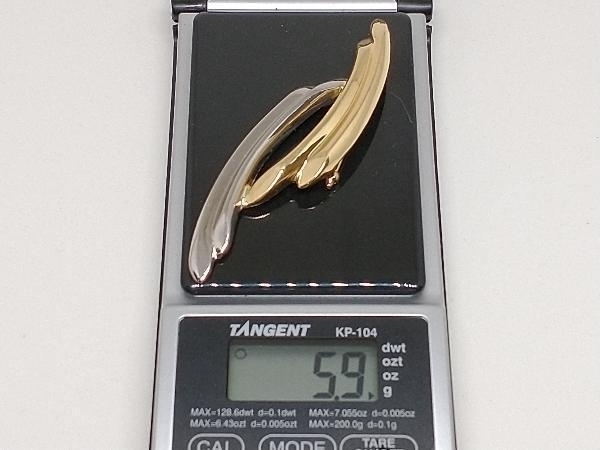 ゴールドK18 ホワイトゴールドK18WG コンビ マグネットネックレス
