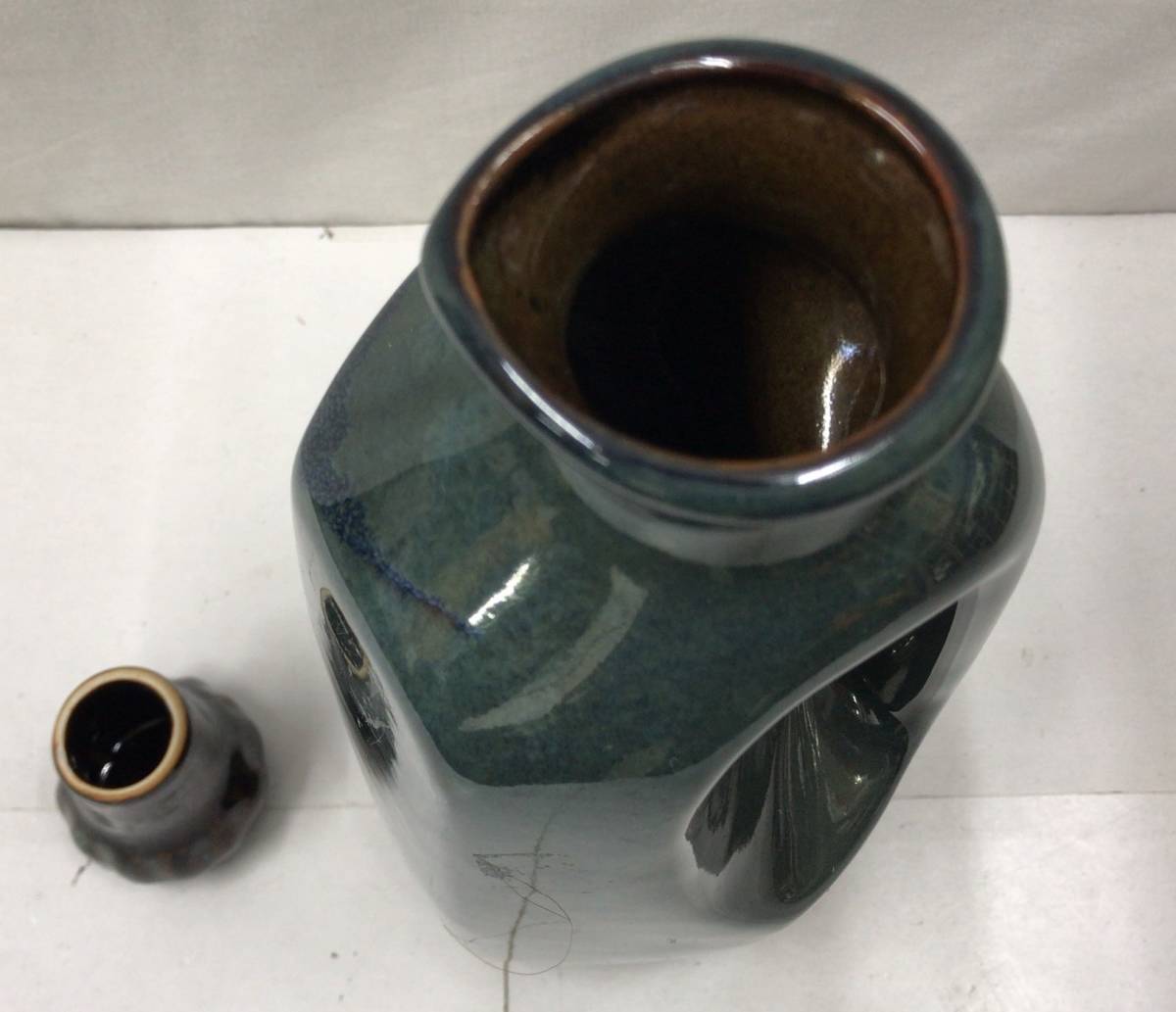 宮陶 セラミックス加工 水ボトル 1L 水ガメボトル 陶器 水瓶 220916f4 宮陶⭐︎セラミックボトル2本セット