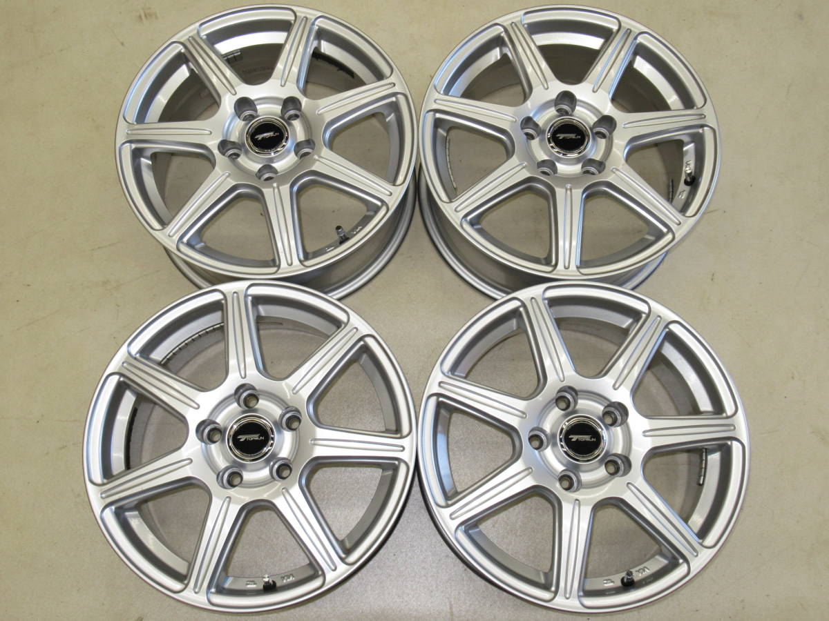 スタッドレス用等に！ブリヂストン トップランR7 6.5J-16 off+38 pcd114.3/5H ホイールのみ4本 アルファード，ヴェルファイア，プリウスα等