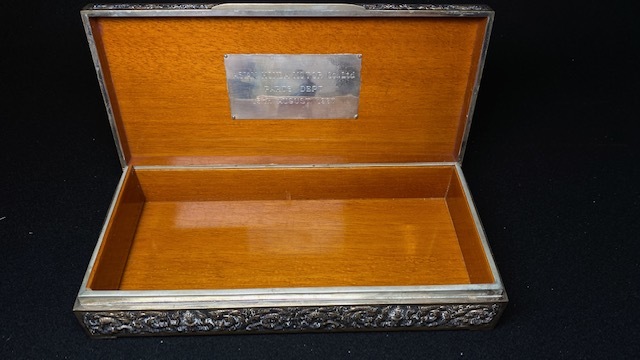 ア*ん様 SIAM STERLING シャムスターリングシルバー 銀製小物入れ 60s SIAM STERLING シャム スターリングシルバー 銀製 小物入れ 小箱