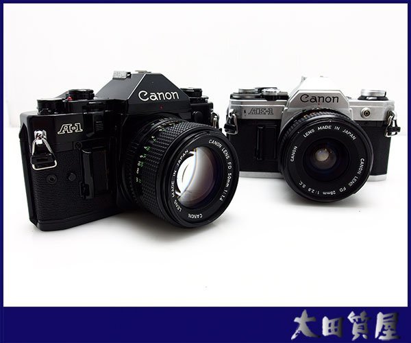 【お買い得，2026】 14 質屋 CANON A-1 AE-1 NEW FD 50ｍｍ 1：1.4 FD 28ｍｍ 1：2.8 S.C ジャンク ① 1円(キヤノン)｜売買されたオークション情報、yahooの商品情報をアーカイブ公開 - オークファン マニュアルフォーカス