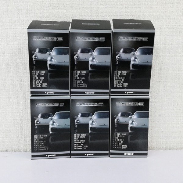 mG810a [まとめ] 京商 1/64 ポルシェ ミニカーコレクション6 911 RSR