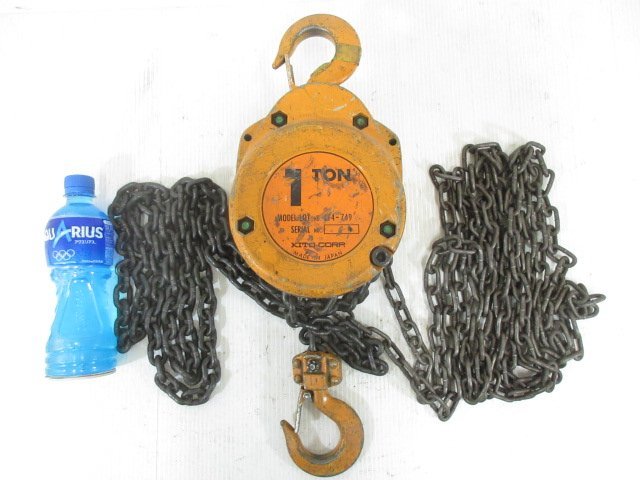 格安，正規品 W372 KITO キトー チェーンブロック 1ton 揚程2.5m 操作2.5m / 1トン(工具、DIY用品)｜売買されたオークション情報、yahooの商品情報をアーカイブ公開 - オークファン その他