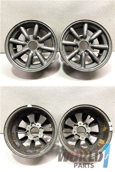 RSワタナベ8スポーク 6J-14 PCD114.3 2本 ワタナベ アルミホイール 14