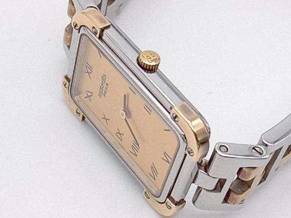 大得価，低価 ジャンク HERMES／CR1.220／可動品 クォーツ 腕時計