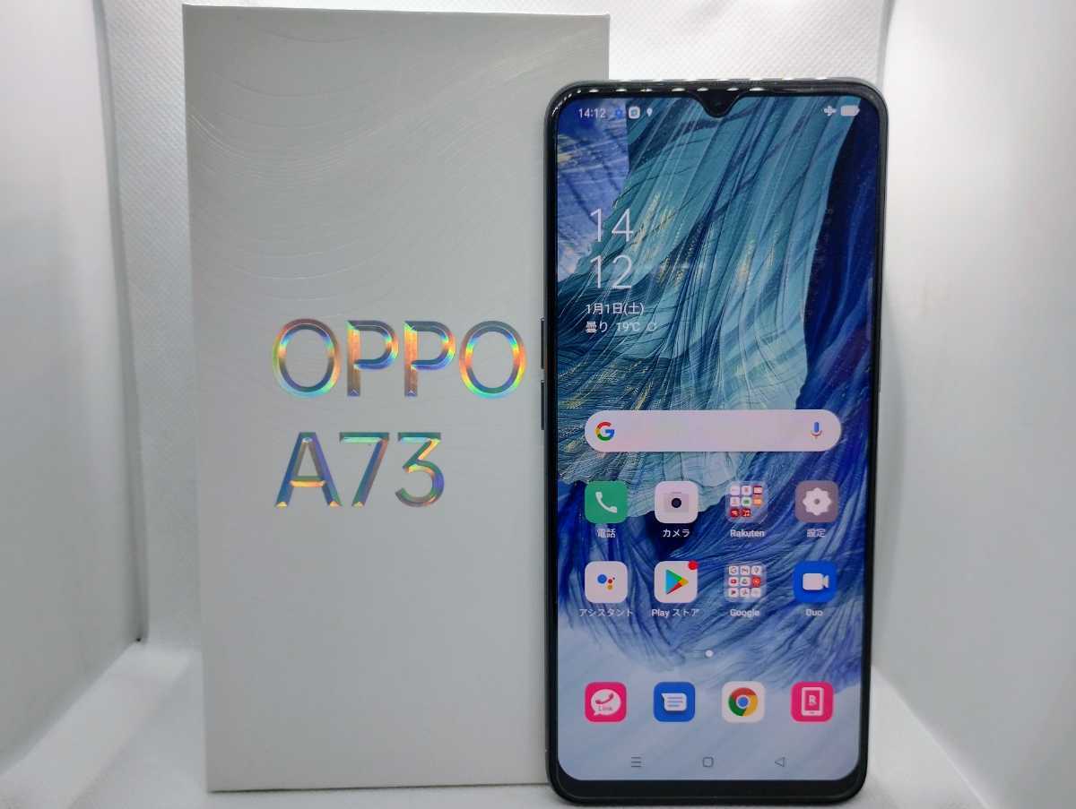 A73 OPPO ネイビーブルー SIMフリー ネイビー 公式通販 美品 64GB 64GB