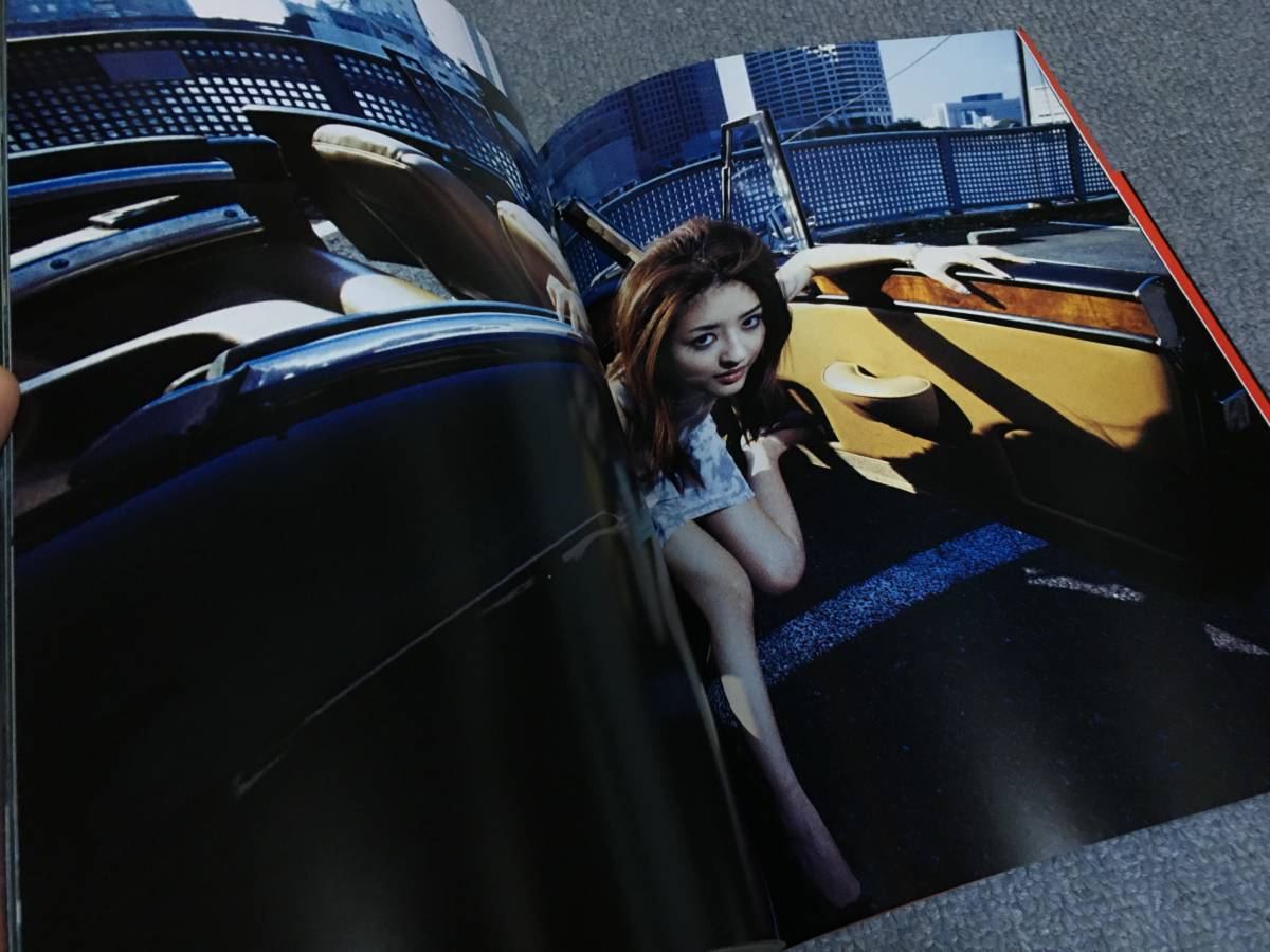 篠山紀信☆DRIVE☆初版☆小沢真珠サイン入り？☆「有名人と車」が