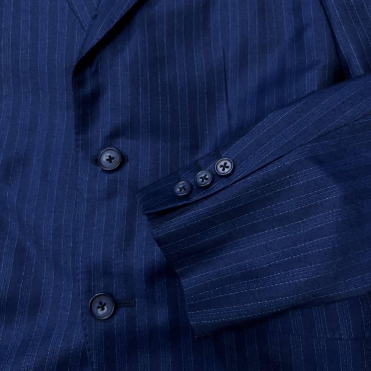 美品✨GINZA Global Style カノニコ 3ピースL 紺無地はやっぱり素敵