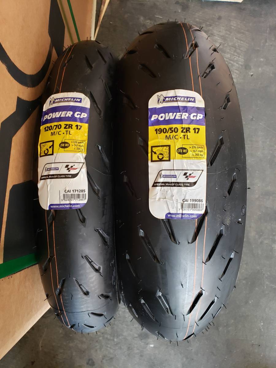 Michelin Power 5 タイヤ前後　120/70 190/55 ミシュラン パワー5 120/70 190/50 前後セット 新品 Michelin Power 5