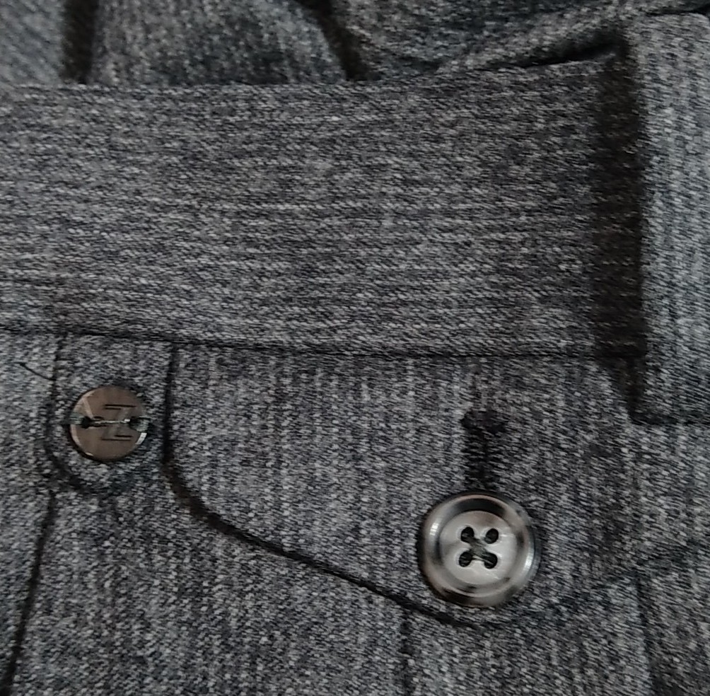 グレー Bernard ZINS ベルナール ザンス スラックス グレー 38(Mサイズ