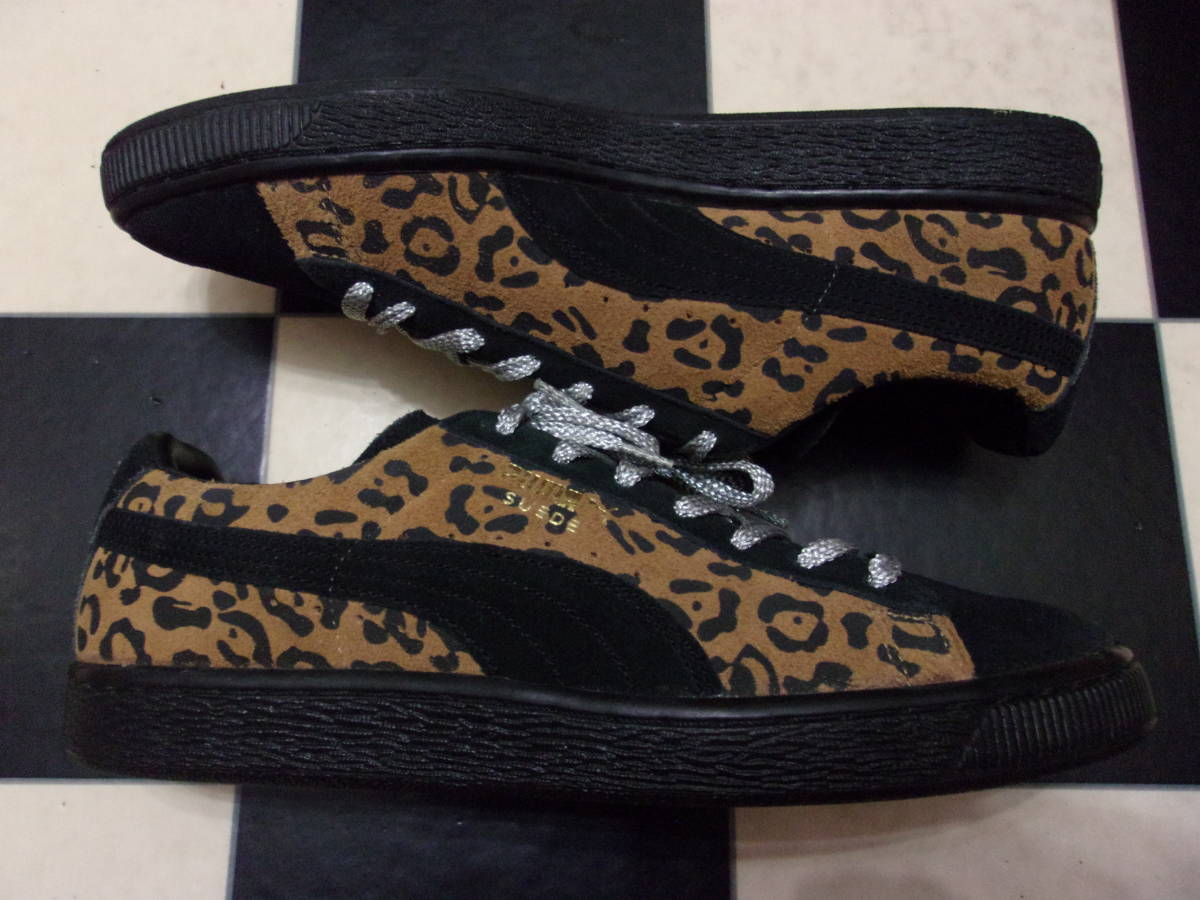 PUMA SUEDE レオパード スニーカー US8 26cm プーマ スウェード ヒョウ 