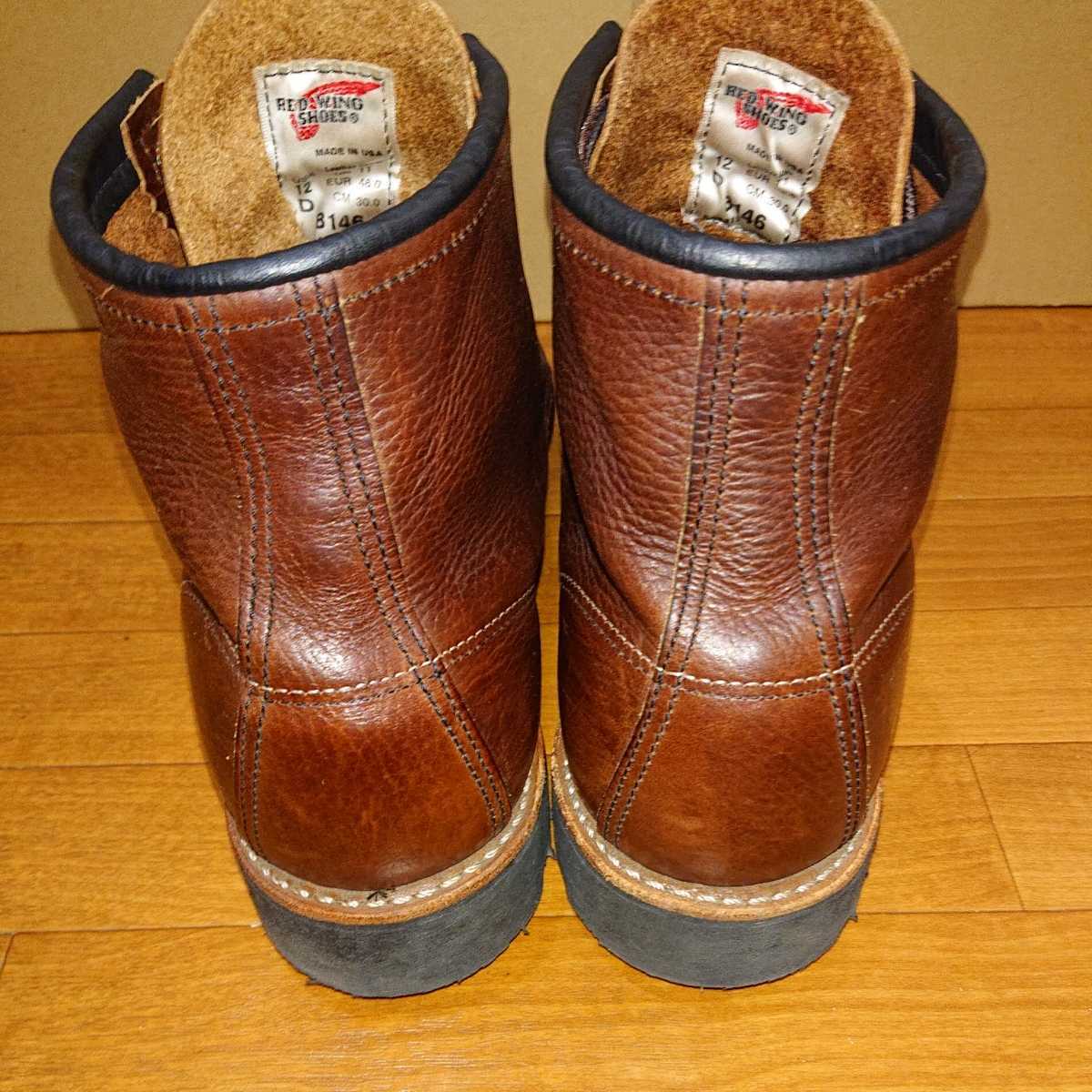 RED WING レッドウィング 8146 12D USA製 美品 0 RED ラフネック – Toe 通販