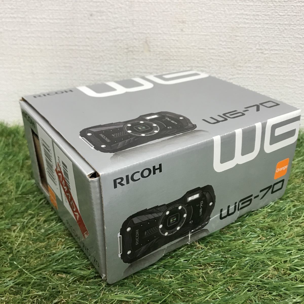 ☆【現状品】初期化済み RICOH リコー WG-70 オレンジ デジタルカメラ