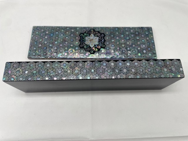 小物入れ 螺鈿漆器 筆箱 韓国 宝石箱 螺鈿細工 韓国螺鈿 漆塗り 螺鈿 筆