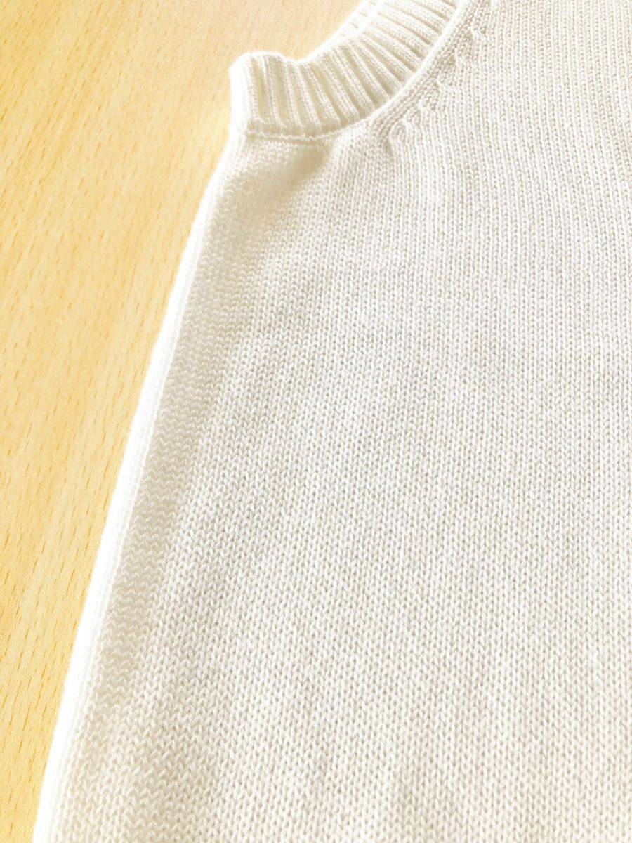 【送料無料】美品 バーバリー BURBERRY LONDON 男女160cm ホース刺繍 綿ニット ベスト オフ白×濃紺 フォーマル 発表会 通学 卒業式 BURBERRY LONDON バーバリー チェック柄 限定セール，お得 新品未使用バーバリーロンドンチェック柄の素敵なワンピース150㎝