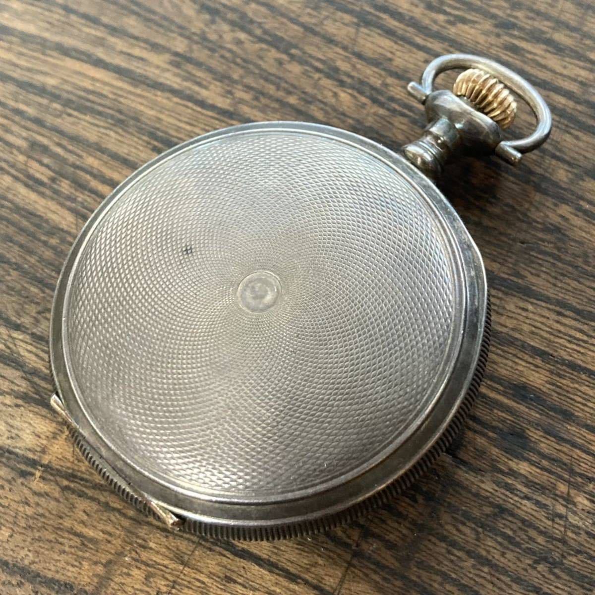 WALTHAM ウォルサム STERLING 0.925 銀無垢 ハンターケース 手巻き 