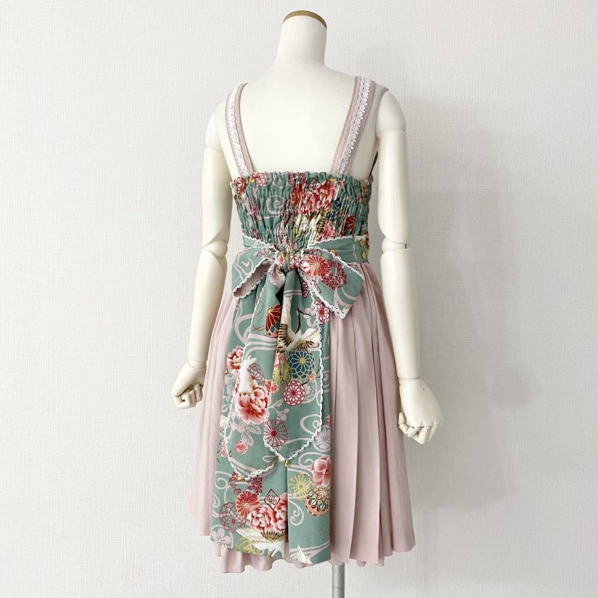 Ei21《美品》metamorphose メタモルフォーゼ ギャザーワンピース  