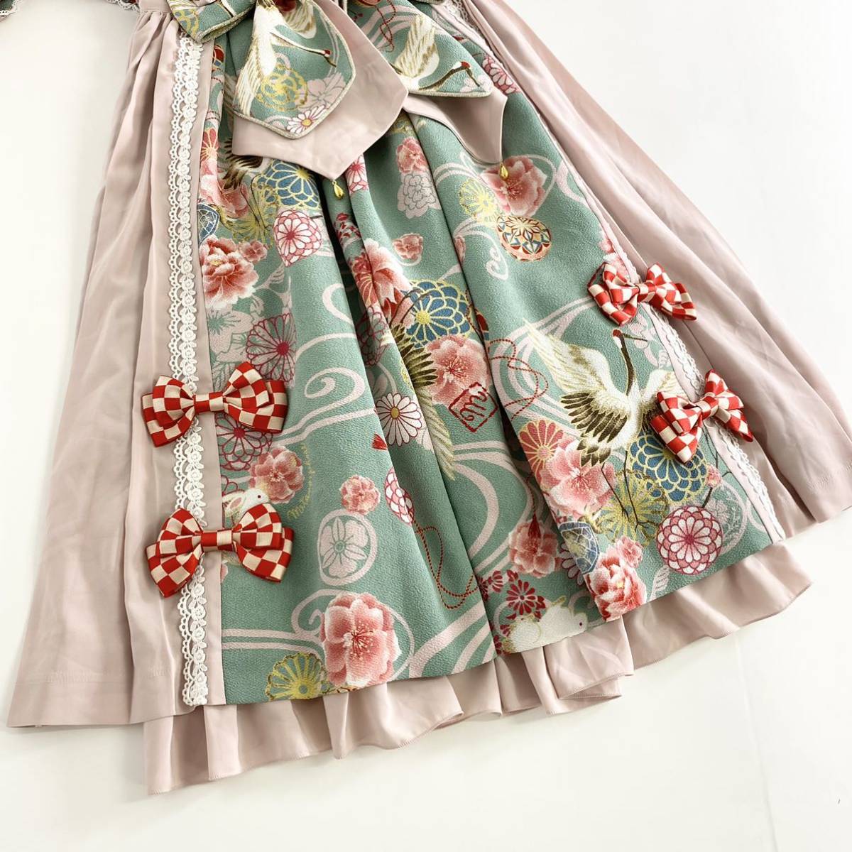 Ei21《美品》metamorphose メタモルフォーゼ ギャザーワンピース  