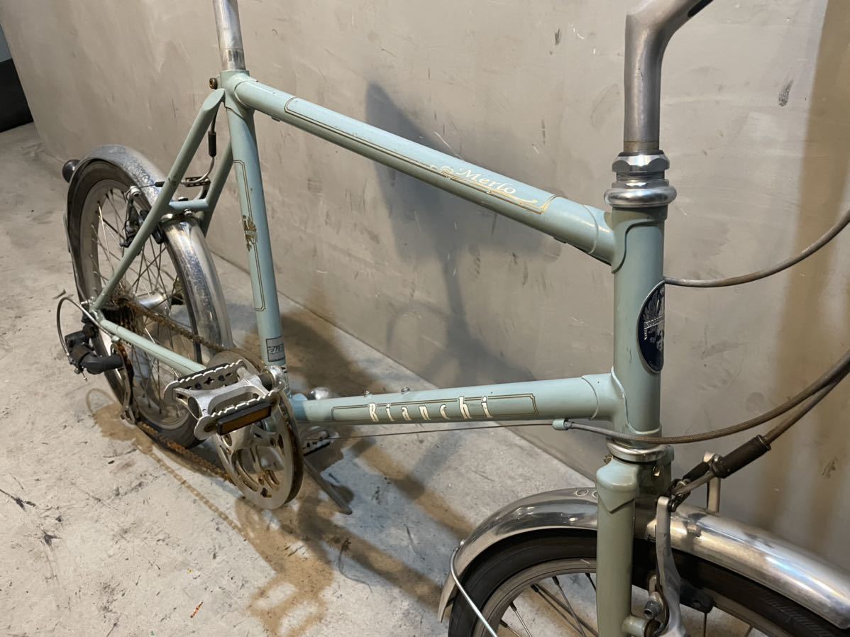 譲渡済 Bianchi ビアンキ Merlo メルロー ミニベロ 20インチ 小径車 