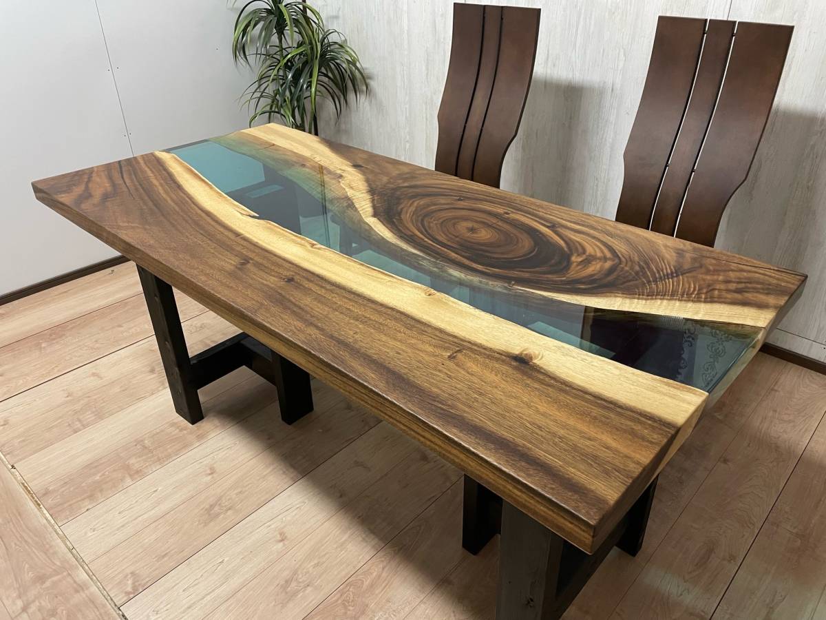 ☆超豪華一枚板この木何の木CMでお馴染みの（モンキーポット）リバー  