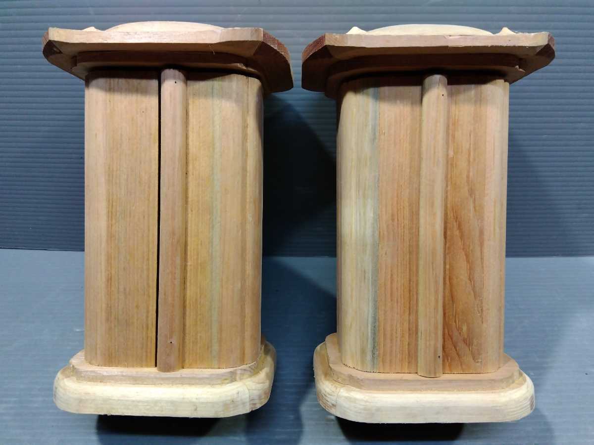 木製仏具 白木厨子 仏壇 桧木 お厨子 厨子 内寸W16*D16*H20cm 厨子型