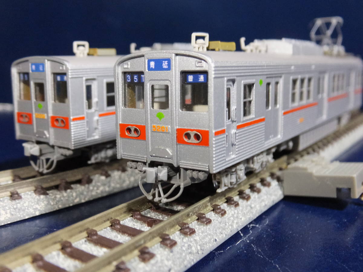 【bncnpn】都営5200形 Nゲージ未塗装キット組立品4両 東京堂金属キット組み立て 東京都交通局5200形 8両セット小ジャンク