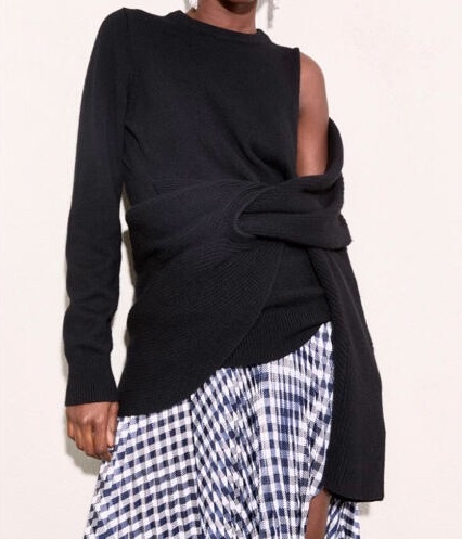 Toga Archives x H&M・アシンメトリー　ウールセーター toga archives x H&M アシンメトリー ウールセーター ニット
