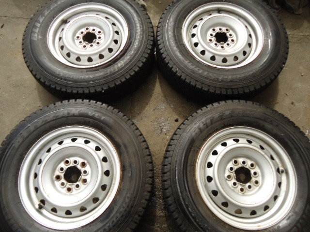 【人気，送料無料】 送料格安 BS/VL-1 ボンゴ タウンエース等 185R14 ８PR 4本 バリ溝１０ｍｍ(スタッドレスタイヤ)｜売買されたオークション情報、yahooの商品情報をアーカイブ公開 - オークファン 5穴