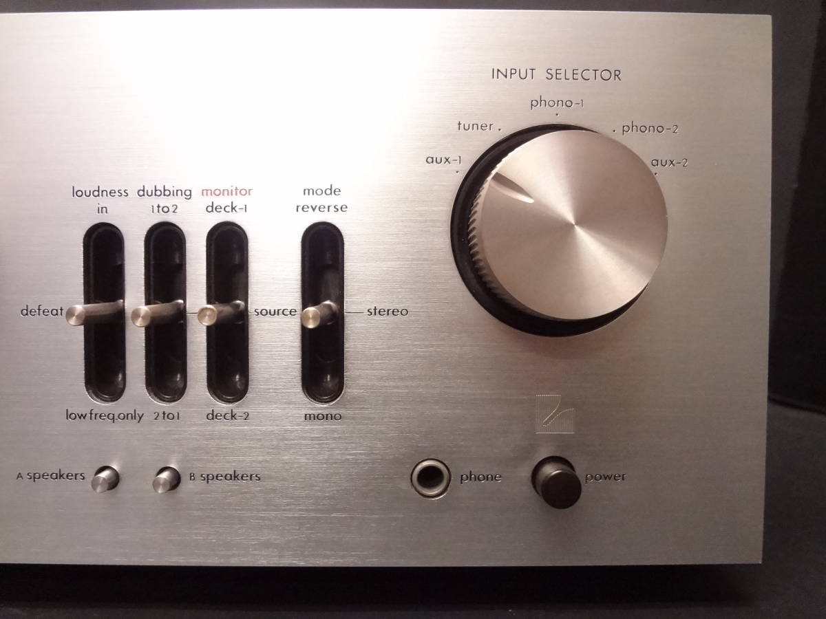 プリメインアンプ LUXMAN L-80V ラックスマン 希少☆動作確認済LUXMAN