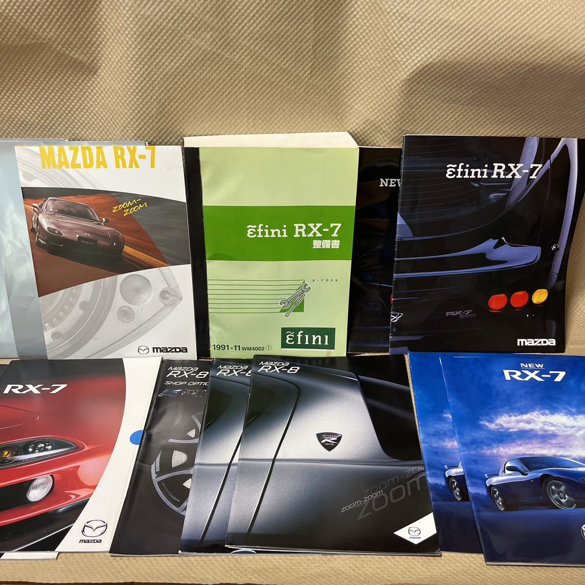RX-7 FD3S サービスマニュアル 整備書 パーツカタログ マツダ 電気配線 