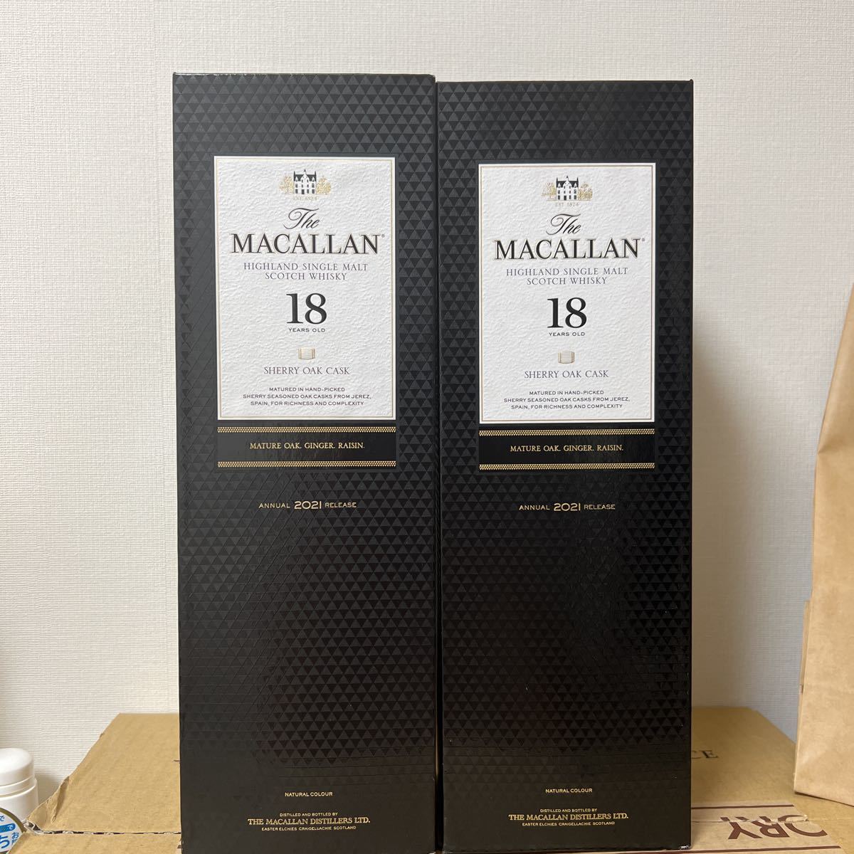 【得価，格安】 MACALLAN マッカラン18年 2本セット 箱付き(ハイランド)｜売買されたオークション情報、yahooの商品情報をアーカイブ公開 - オークファン シングルモルト