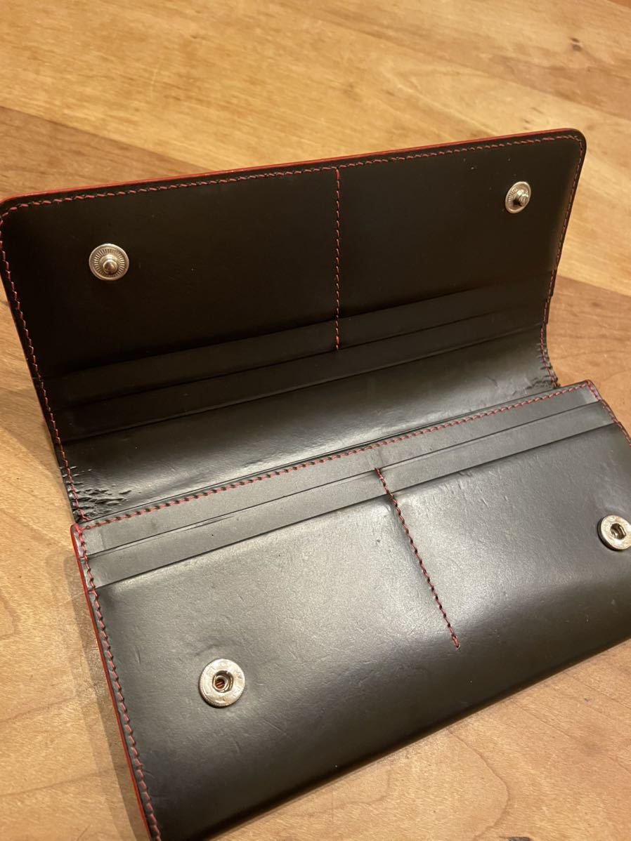 Snap-on　スナップオン　長財布　革製 スナップオン snap-on ロングウォレット 長財布 ブラック ハーレー