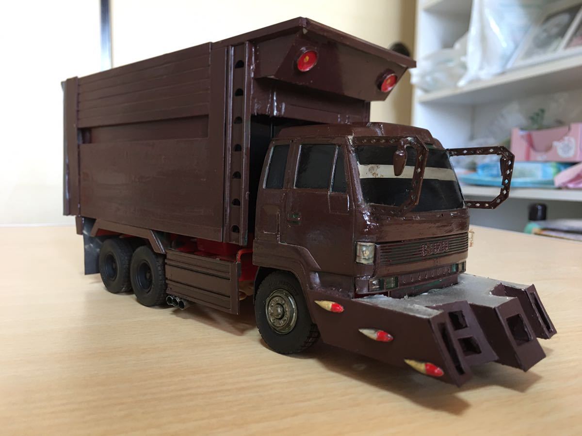 1/32デコトラプラモデル完成品 デコトラ ダンプ - いすゞ アオシマ Yahoo メルカリ デカ箱 1⁄32